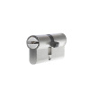 Изображение Цилиндровый механизм DOORLOCK V 2300AB N серия Variant, никелированный, 35x55 мм, ключ/ключ, 5 перф.ключей для дверной системы - Изображение 1