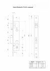 Чертеж замка WinDoorPro 153 (25)