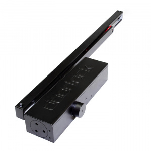Изображение Дверной доводчик DOORLOCK DL340S/N BC HO EN 1-4 черный - фурнитура для дверей - Изображение 1