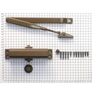 Детали доводчика дверного DOORLOCK DL70 EN2/3/4 - коричневый
