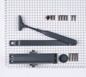 Дверной доводчик DOORLOCK DL70 - графит детали и крепления